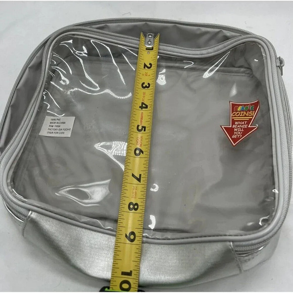 Ty Beanie Babies Silver Official Club Bag carrying Case 9”x 10” zip up lunchbox - Picture 16 of 16